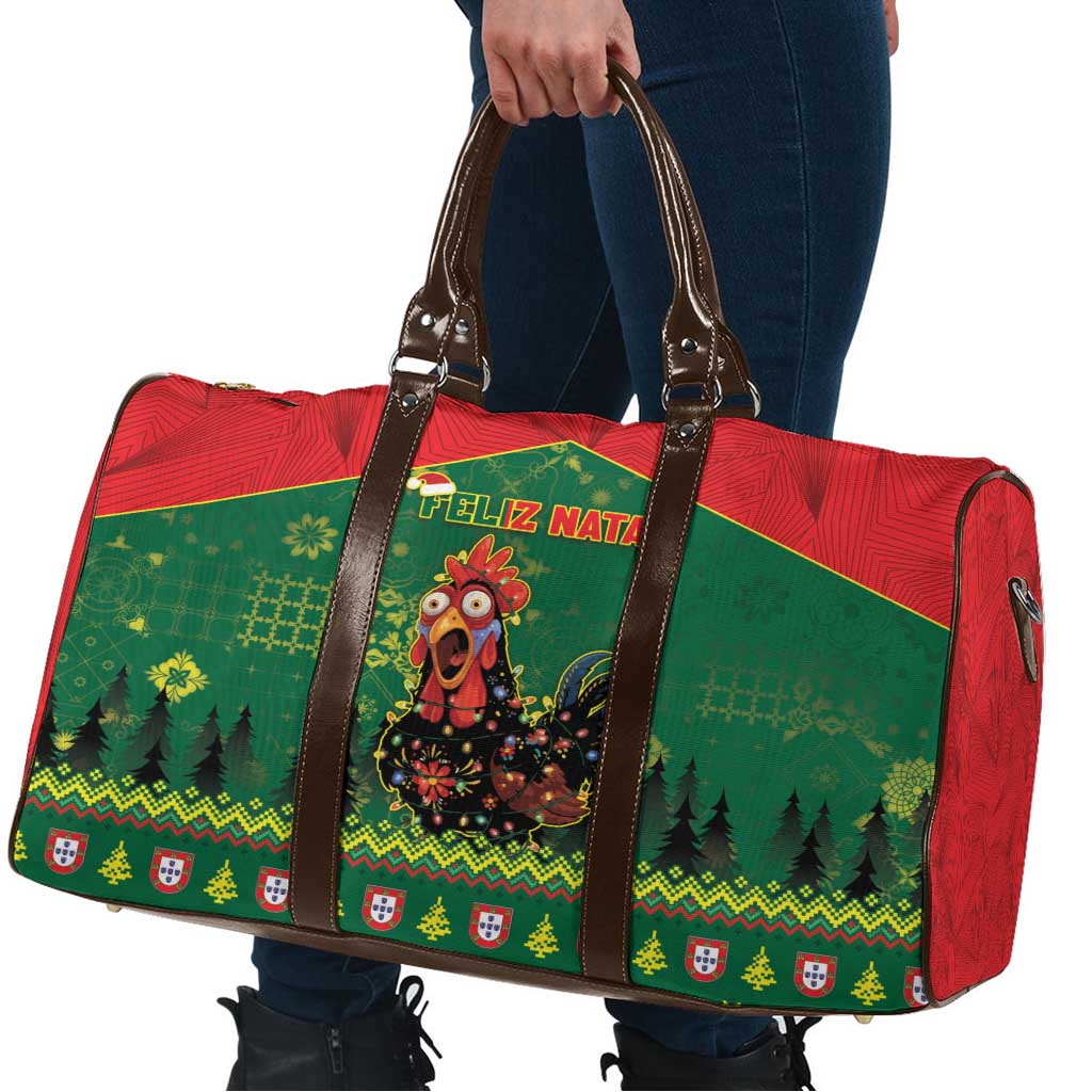 Portugal Christmas Travel Bag Funny Galo De Barcelos - Wonder Print Shop