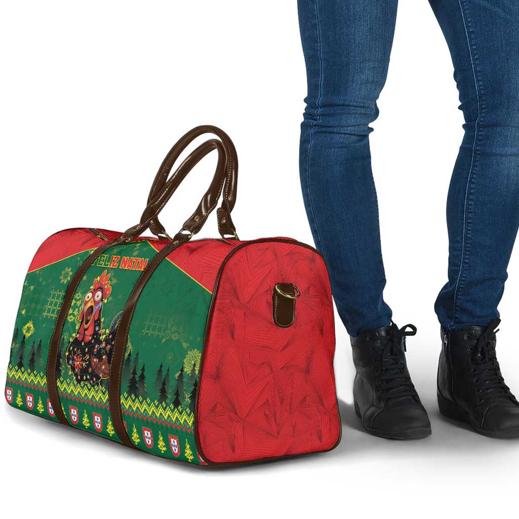 Portugal Christmas Travel Bag Funny Galo De Barcelos - Wonder Print Shop