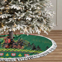Portugal Christmas Tree Skirt Funny Galo De Barcelos - Wonder Print Shop
