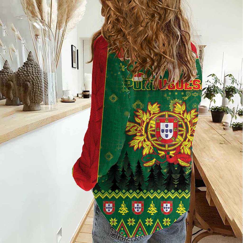 Portugal Christmas Women Casual Shirt Funny Galo De Barcelos - Wonder Print Shop