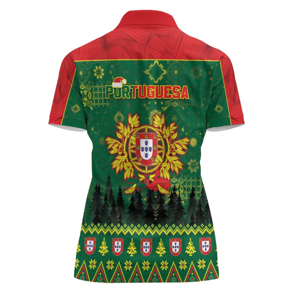 Portugal Christmas Women Polo Shirt Funny Galo De Barcelos - Wonder Print Shop