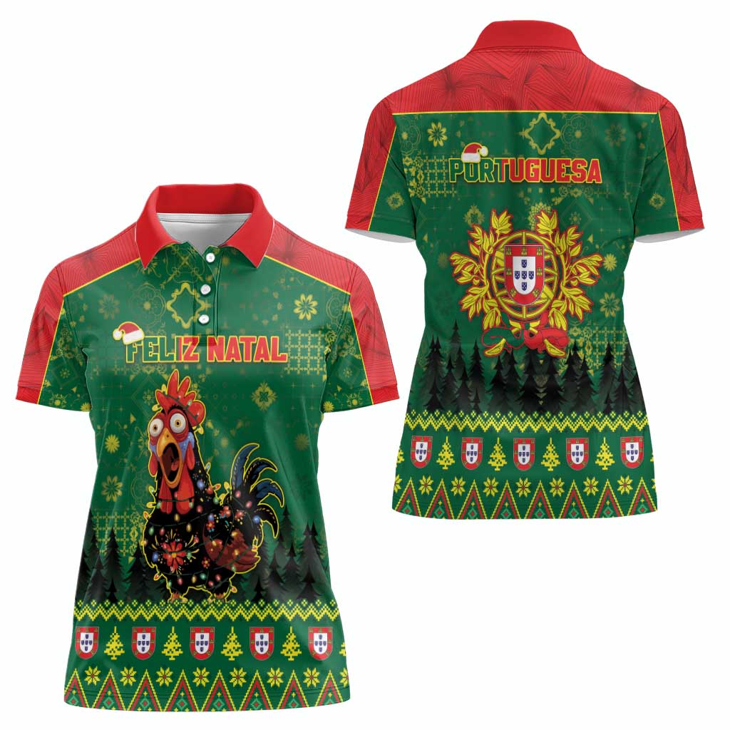 Portugal Christmas Women Polo Shirt Funny Galo De Barcelos - Wonder Print Shop