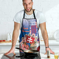 Slovakia Christmas Apron Vesale Vianoce Xmas Pattern - Wonder Print Shop