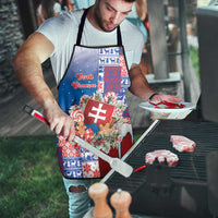 Slovakia Christmas Apron Vesale Vianoce Xmas Pattern - Wonder Print Shop
