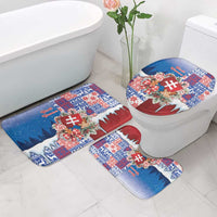 Slovakia Christmas Bathroom Set Vesale Vianoce Xmas Pattern - Wonder Print Shop