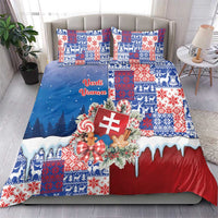 Slovakia Christmas Bedding Set Vesale Vianoce Xmas Pattern - Wonder Print Shop