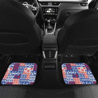 Slovakia Christmas Car Mats Vesale Vianoce Xmas Pattern - Wonder Print Shop