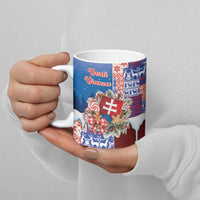 Slovakia Christmas Ceramic Mug Vesale Vianoce Xmas Pattern - Wonder Print Shop