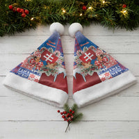 Slovakia Christmas Santa Hat Vesale Vianoce Xmas Pattern - Wonder Print Shop