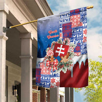 Slovakia Christmas Garden Flag Vesale Vianoce Xmas Pattern - Wonder Print Shop