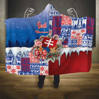 Slovakia Christmas Hooded Blanket Vesale Vianoce Xmas Pattern - Wonder Print Shop