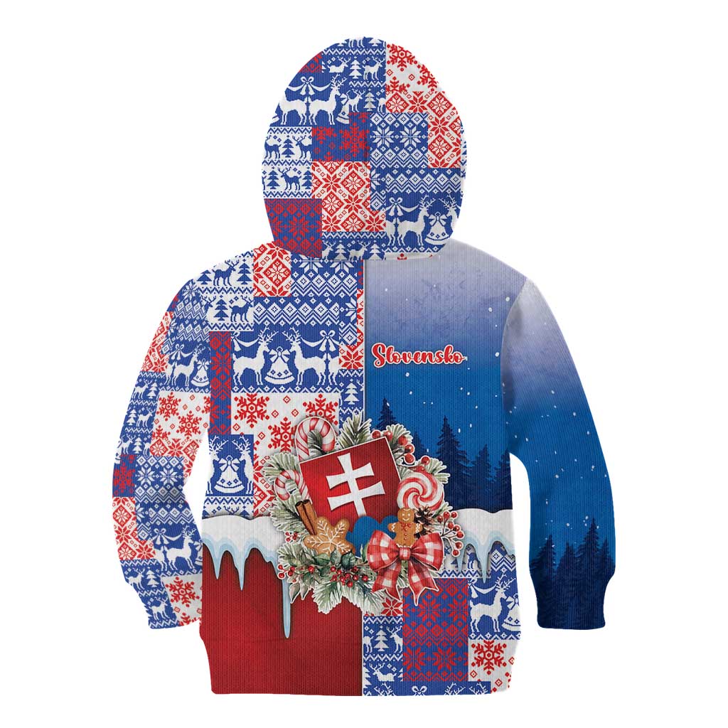 Slovakia Christmas Kid Hoodie Vesale Vianoce Xmas Pattern - Wonder Print Shop