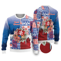 Slovakia Christmas Ugly Christmas Sweater Vesale Vianoce Xmas Pattern - Wonder Print Shop