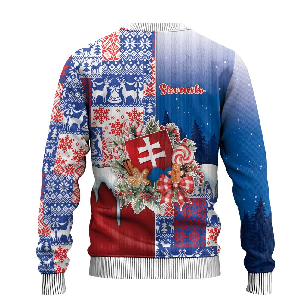 Slovakia Christmas Ugly Christmas Sweater Vesale Vianoce Xmas Pattern - Wonder Print Shop