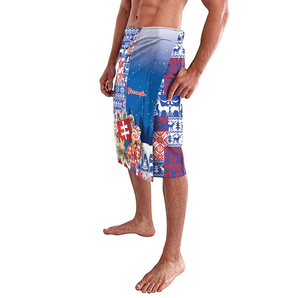 Slovakia Christmas Lavalava Vesale Vianoce Xmas Pattern - Wonder Print Shop