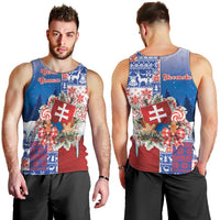 Slovakia Christmas Men Tank Top Vesale Vianoce Xmas Pattern - Wonder Print Shop