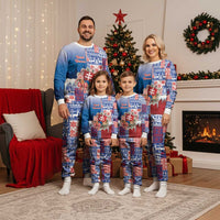 Slovakia Christmas Pajama Set Vesale Vianoce Xmas Pattern - Wonder Print Shop