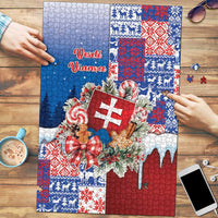 Slovakia Christmas Puzzle Vesale Vianoce Xmas Pattern - Wonder Print Shop