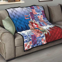 Slovakia Christmas Quilt Vesale Vianoce Xmas Pattern - Wonder Print Shop