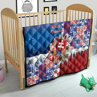 Slovakia Christmas Quilt Vesale Vianoce Xmas Pattern - Wonder Print Shop