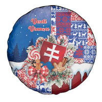 Slovakia Christmas Spare Tire Cover Vesale Vianoce Xmas Pattern - Wonder Print Shop