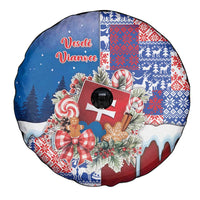 Slovakia Christmas Spare Tire Cover Vesale Vianoce Xmas Pattern - Wonder Print Shop