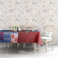 Slovakia Christmas Tablecloth Vesale Vianoce Xmas Pattern - Wonder Print Shop