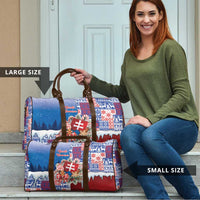 Slovakia Christmas Travel Bag Vesale Vianoce Xmas Pattern - Wonder Print Shop