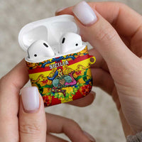 Italy Sicily AirPods Case Gorgoneion Baroque Patterns - Wonder Print Shop