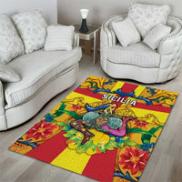 Italy Sicily Area Rug Gorgoneion Baroque Patterns - Wonder Print Shop