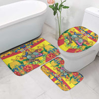 Italy Sicily Bathroom Set Gorgoneion Baroque Patterns - Wonder Print Shop