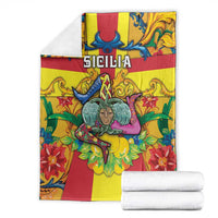 Italy Sicily Blanket Gorgoneion Baroque Patterns - Wonder Print Shop