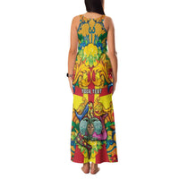 Personalized Italy Sicily Family Matching Tank Maxi Dress and Hawaiian Shirt Gorgoneion Baroque Patterns - Wonder Print Shop