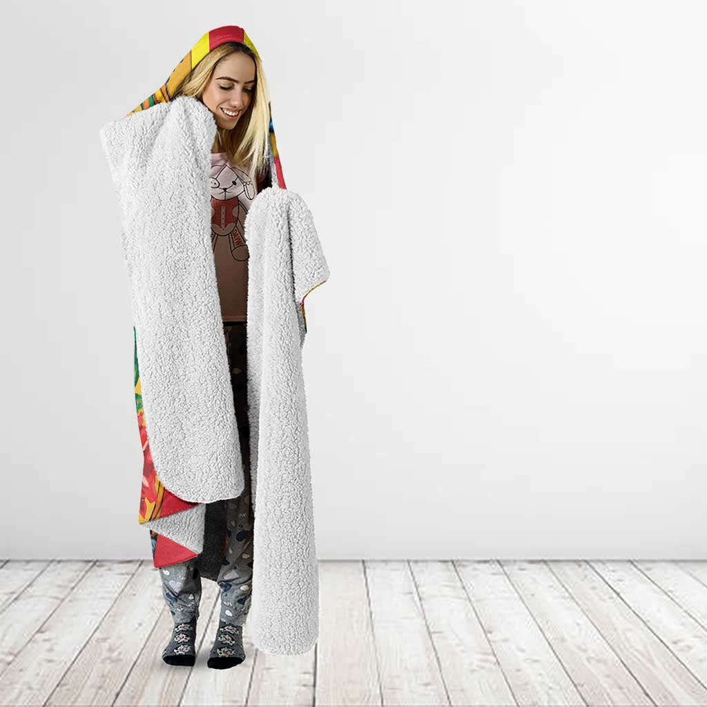 Italy Sicily Hooded Blanket Gorgoneion Baroque Patterns - Wonder Print Shop