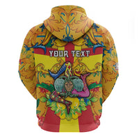 Personalized Italy Sicily Hoodie Gorgoneion Baroque Patterns - Wonder Print Shop