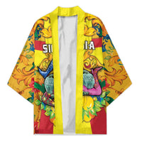 Personalized Italy Sicily Kimono Gorgoneion Baroque Patterns - Wonder Print Shop