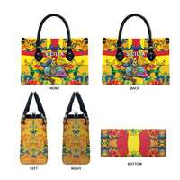 Italy Sicily Leather Bag Gorgoneion Baroque Patterns - Wonder Print Shop