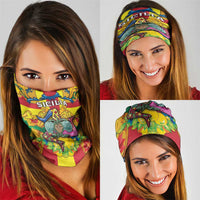 Italy Sicily Neck Gaiter Gorgoneion Baroque Patterns - Wonder Print Shop