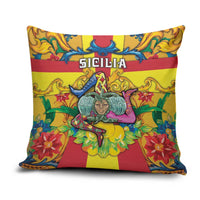 Italy Sicily Pillow Cover Gorgoneion Baroque Patterns - Wonder Print Shop