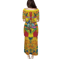 Personalized Italy Sicily Puletasi Gorgoneion Baroque Patterns - Wonder Print Shop