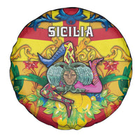 Italy Sicily Spare Tire Cover Gorgoneion Baroque Patterns - Wonder Print Shop