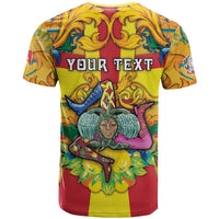 Personalized Italy Sicily T Shirt Gorgoneion Baroque Patterns - Wonder Print Shop