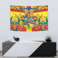 Italy Sicily Tapestry Gorgoneion Baroque Patterns - Wonder Print Shop