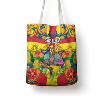 Italy Sicily Tote Bag Gorgoneion Baroque Patterns - Wonder Print Shop