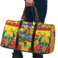 Italy Sicily Travel Bag Gorgoneion Baroque Patterns - Wonder Print Shop