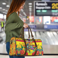 Italy Sicily Travel Bag Gorgoneion Baroque Patterns - Wonder Print Shop