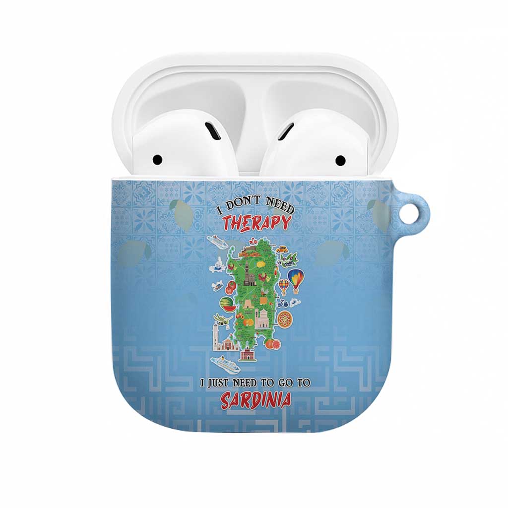 Italy Sardinia AirPods Case I Don't Need Therapy - Wonder Print Shop