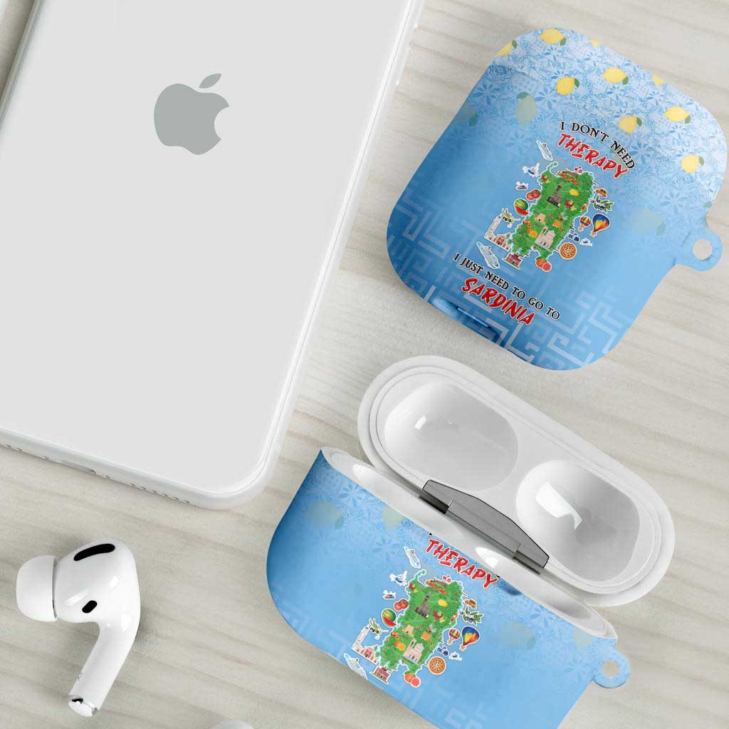 Italy Sardinia AirPods Case I Don't Need Therapy - Wonder Print Shop