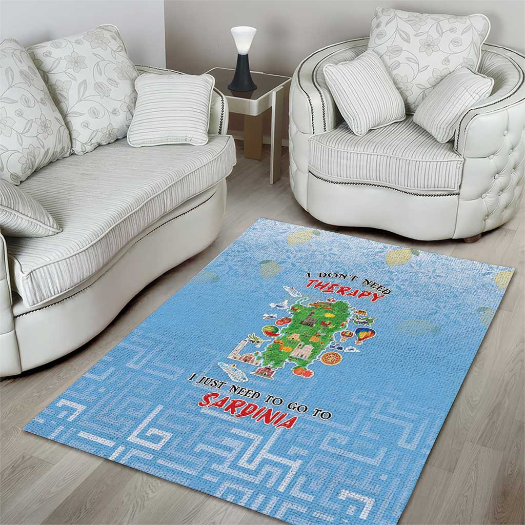 Italy Sardinia Area Rug I Don't Need Therapy - Wonder Print Shop