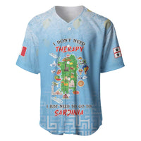 Personalized Italy Sardinia Baseball Jersey I Don't Need Therapy - Wonder Print Shop